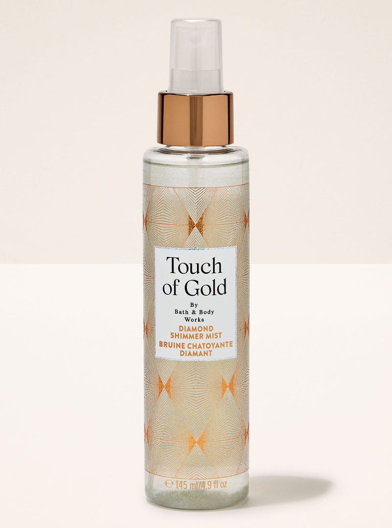 Bath & Body Works رذاذ اللمسة الذهبية مع لمعة الماس - Image 1
